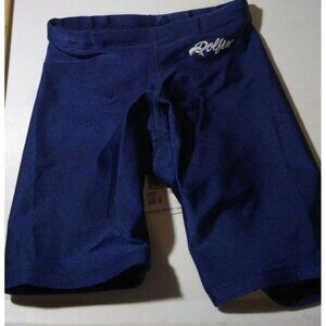 Dolfin boys size 22  blue jammer performance swim trunks  chlorine resistant NWT